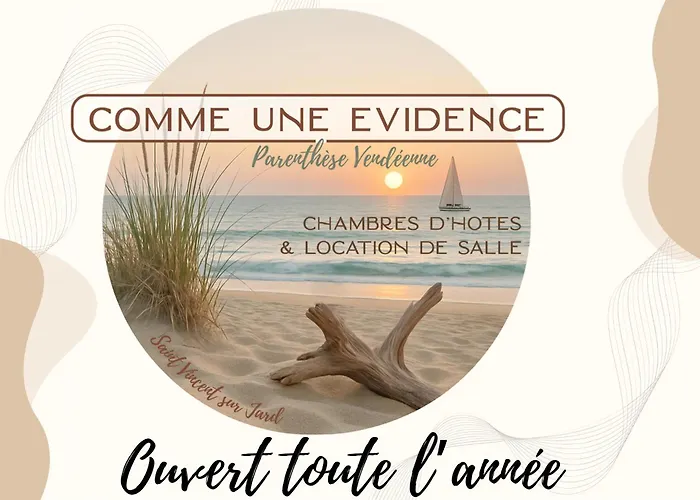 Comme évidence D'hotes Saint-Vincent-sur-Jard